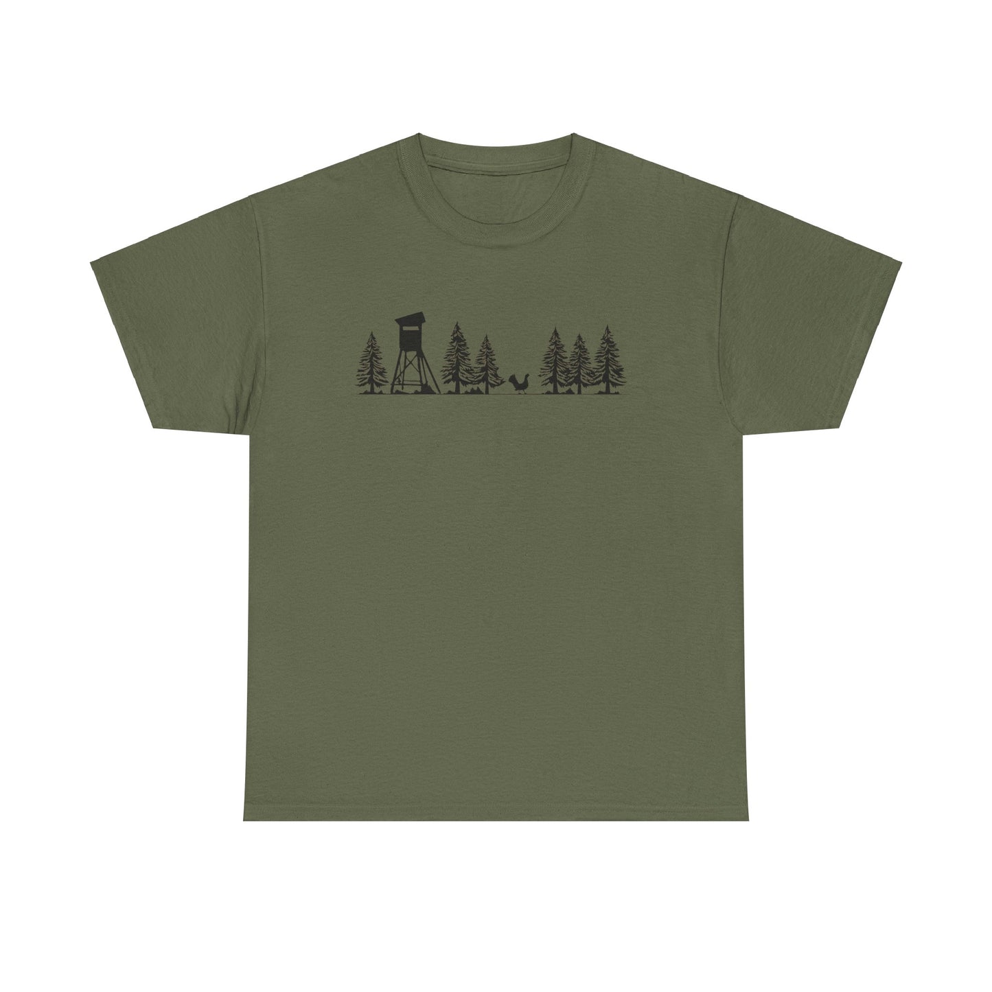 T-Shirt Unisex - Hochsitz im Wald - Auerhahn