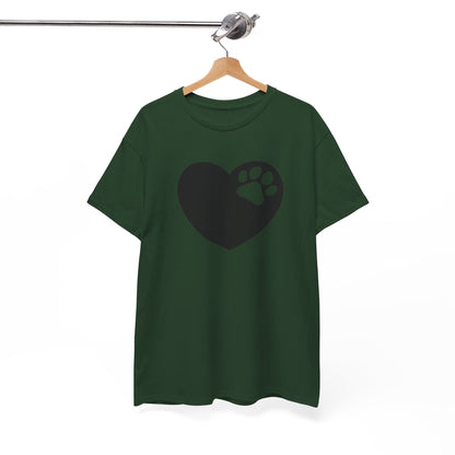 T-Shirt Unisex - Hundepfote mit Herz 6