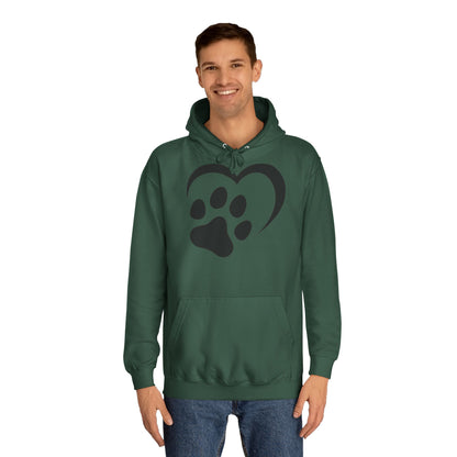 Hoodie Unisex - Hundepfote mit Herz 2