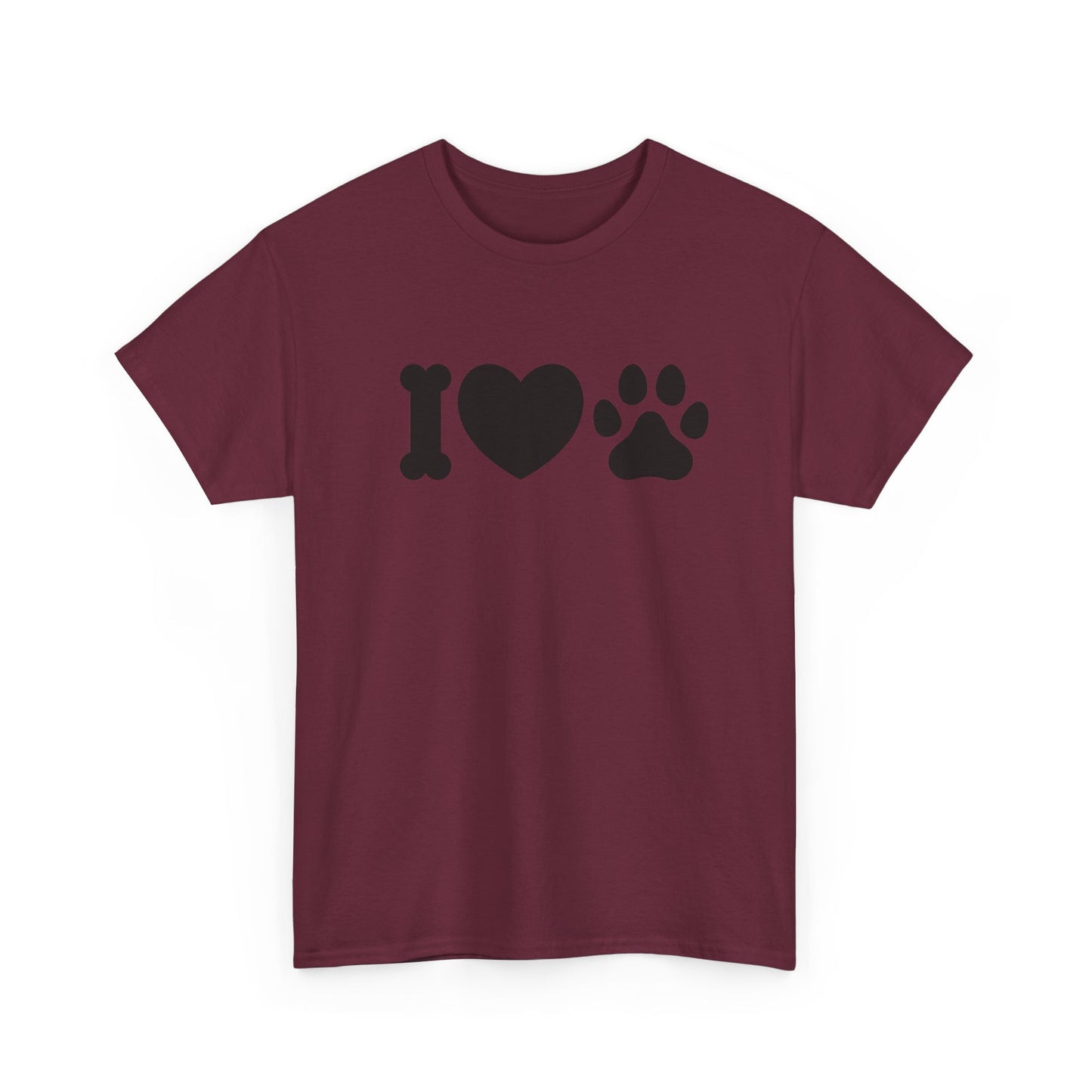T-Shirt Unisex - Hundepfote mit Herz 4