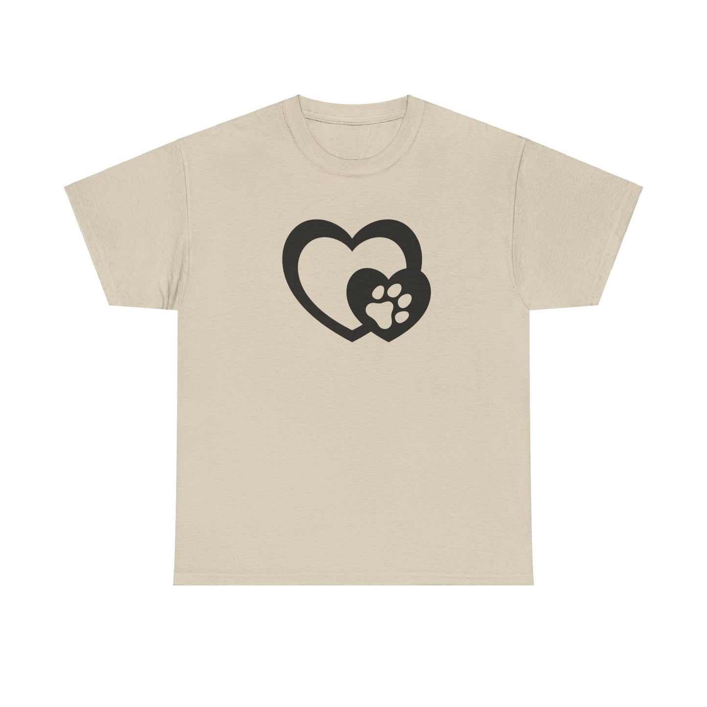 T-Shirt Unisex - Hundepfote mit Herz 5