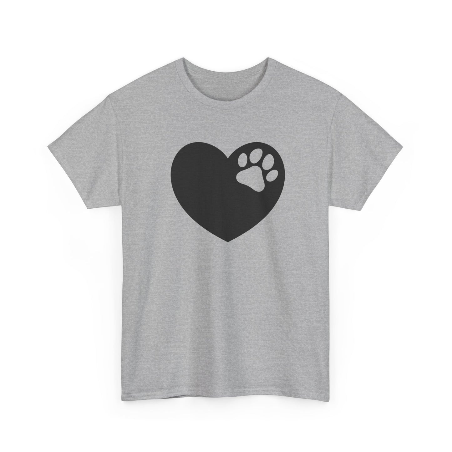 T-Shirt Unisex - Hundepfote mit Herz 6