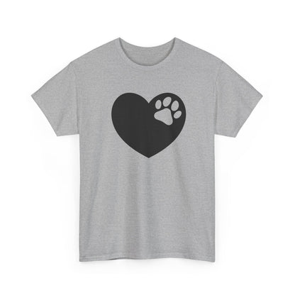 T-Shirt Unisex - Hundepfote mit Herz 6