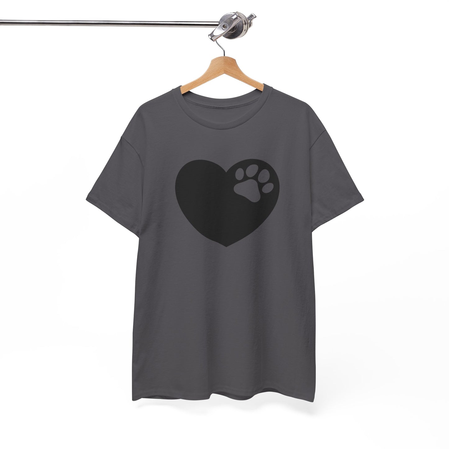 T-Shirt Unisex - Hundepfote mit Herz 6