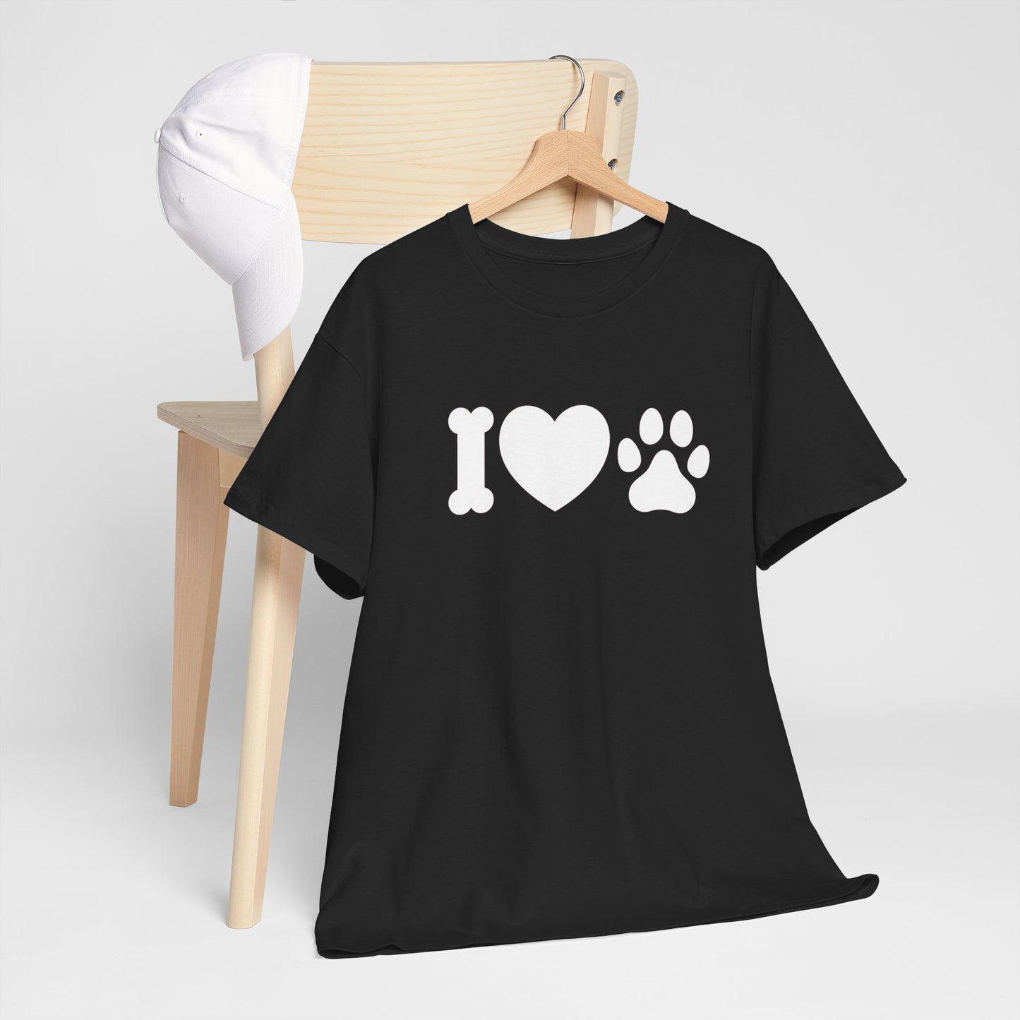 T-Shirt Unisex - Hundepfote mit Herz 4