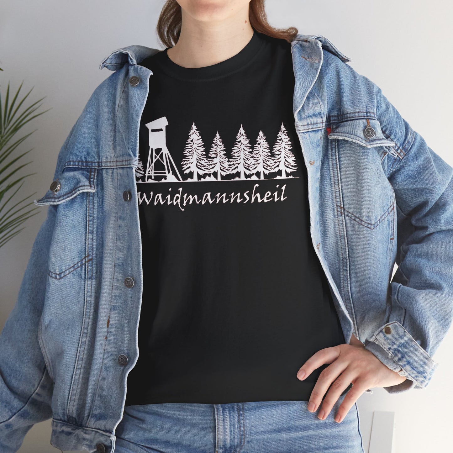 T-Shirt Unisex - Hochsitz im Wald - Waidmannsheil