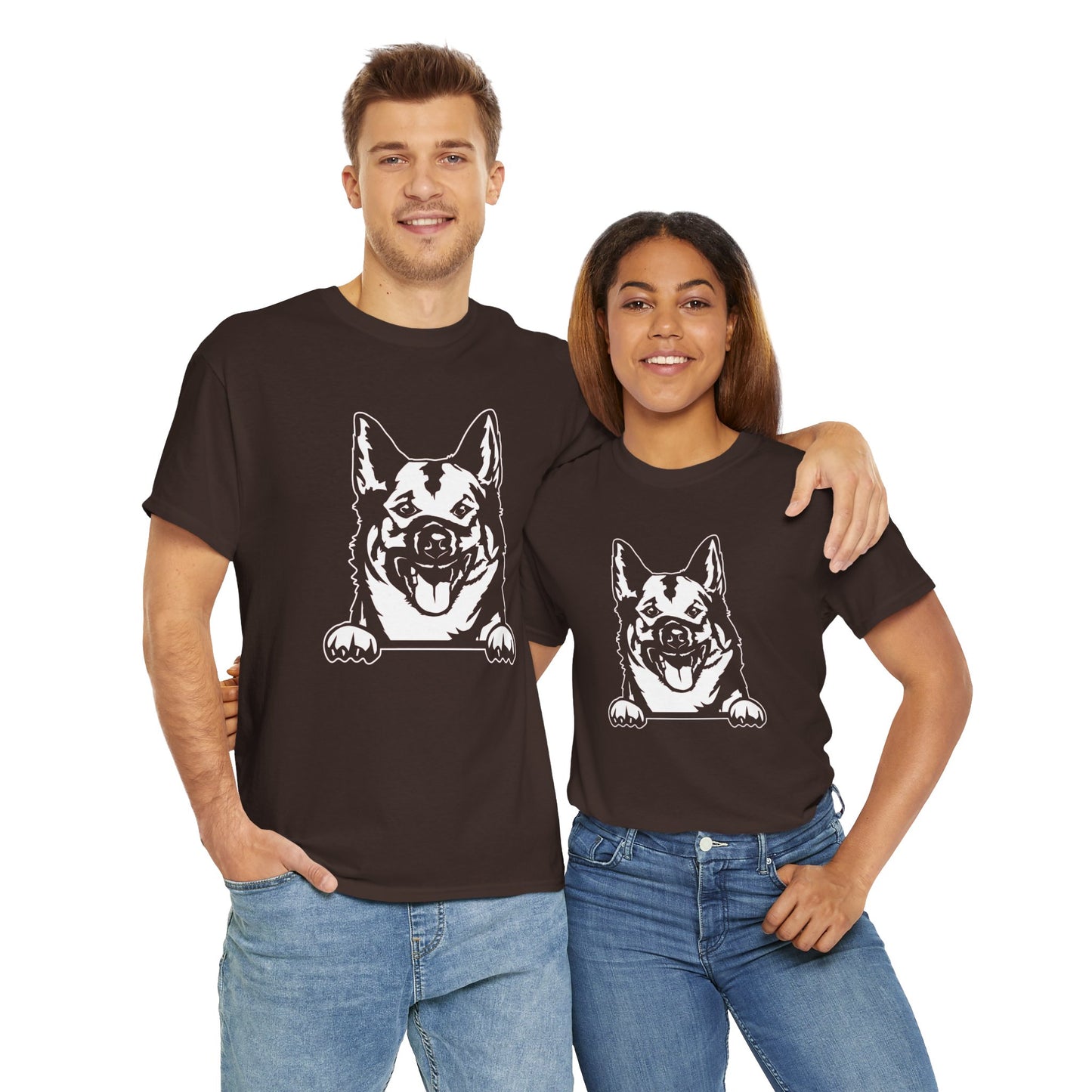 T-Shirt Unisex - Norwegischer Elchhund 1