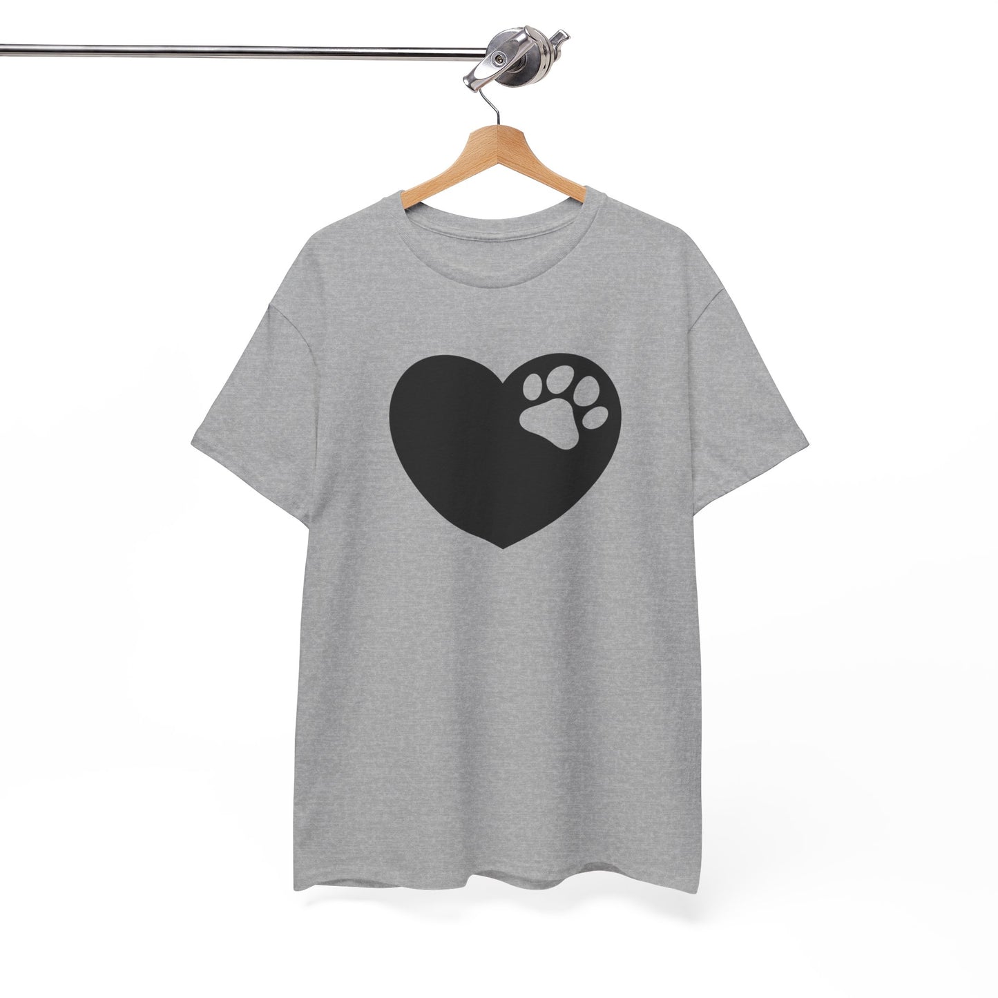T-Shirt Unisex - Hundepfote mit Herz 6