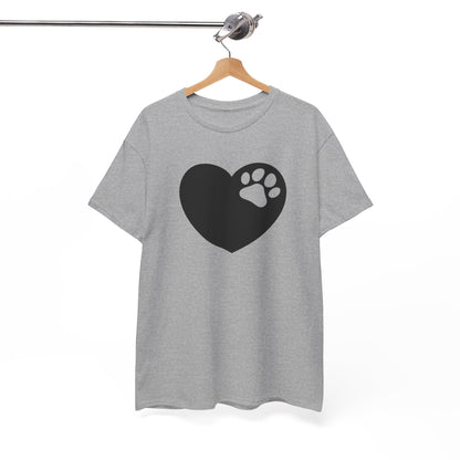 T-Shirt Unisex - Hundepfote mit Herz 6