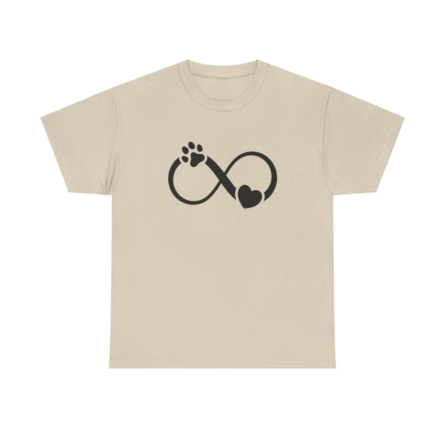 T-Shirt Unisex - Hundepfote mit Herz 3