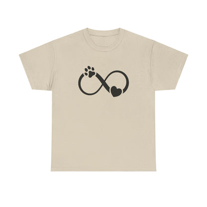 T-Shirt Unisex - Hundepfote mit Herz 3