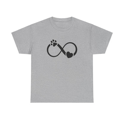 T-Shirt Unisex - Hundepfote mit Herz 3