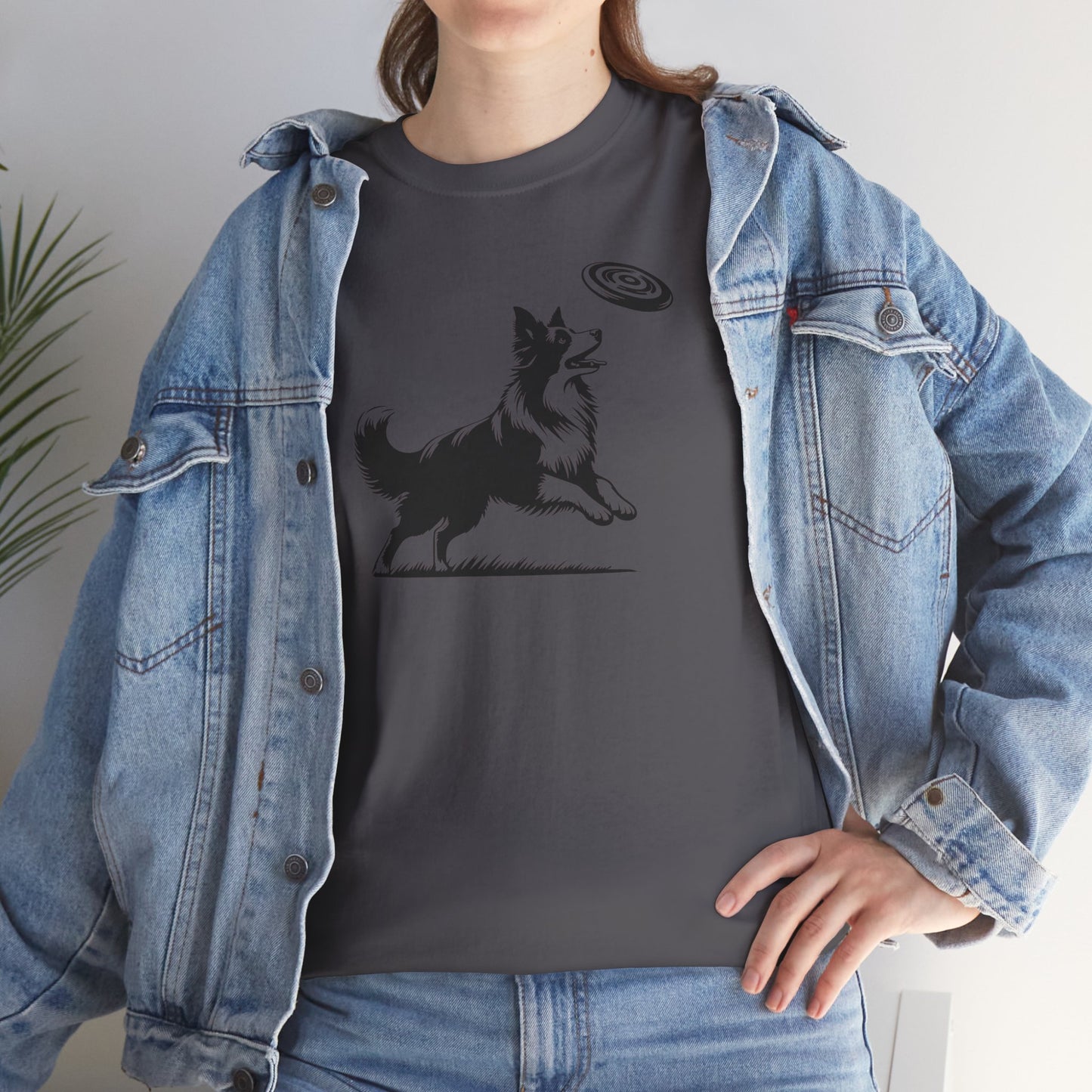 T-Shirt Unisex - Border Collie Frisbee