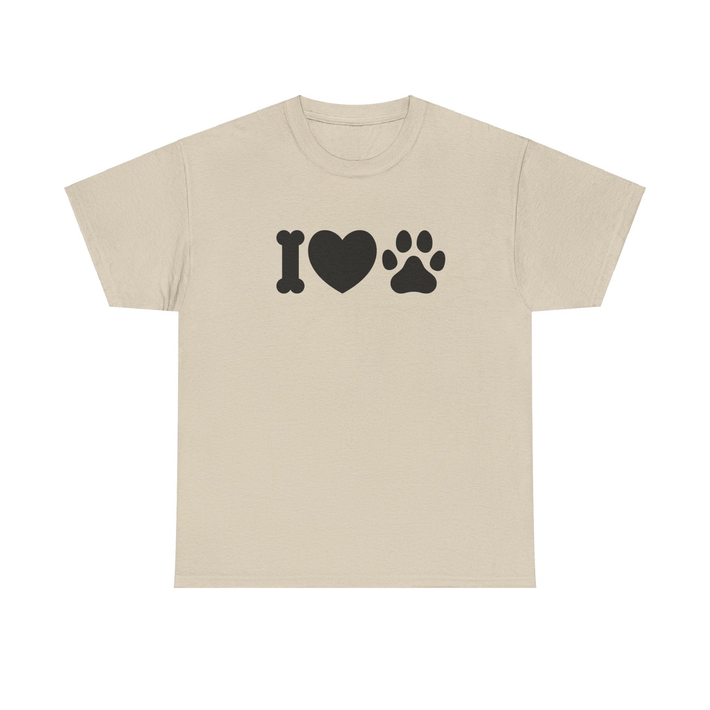T-Shirt Unisex - Hundepfote mit Herz 4