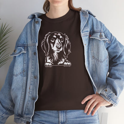 T-Shirt Unisex - Dackel Langhaar 1