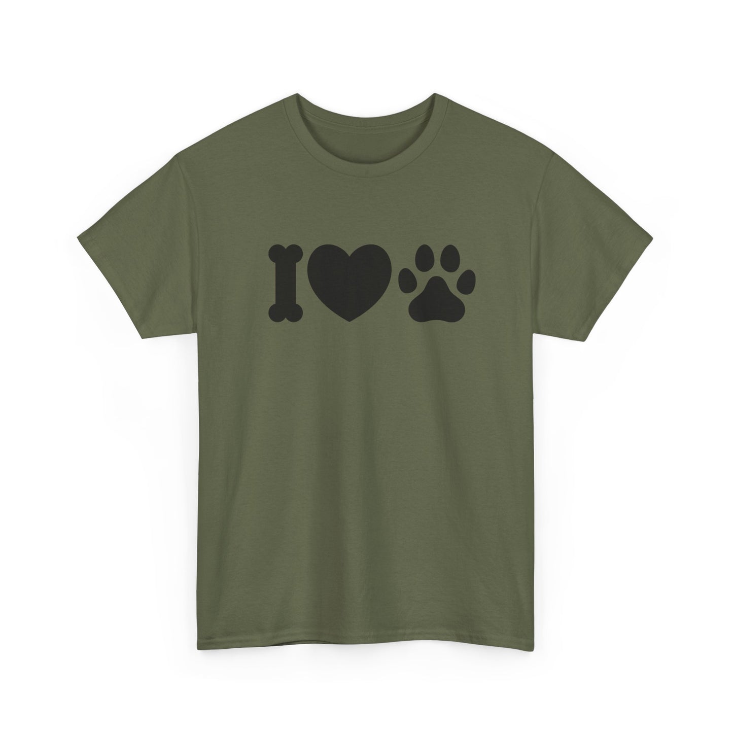T-Shirt Unisex - Hundepfote mit Herz 4