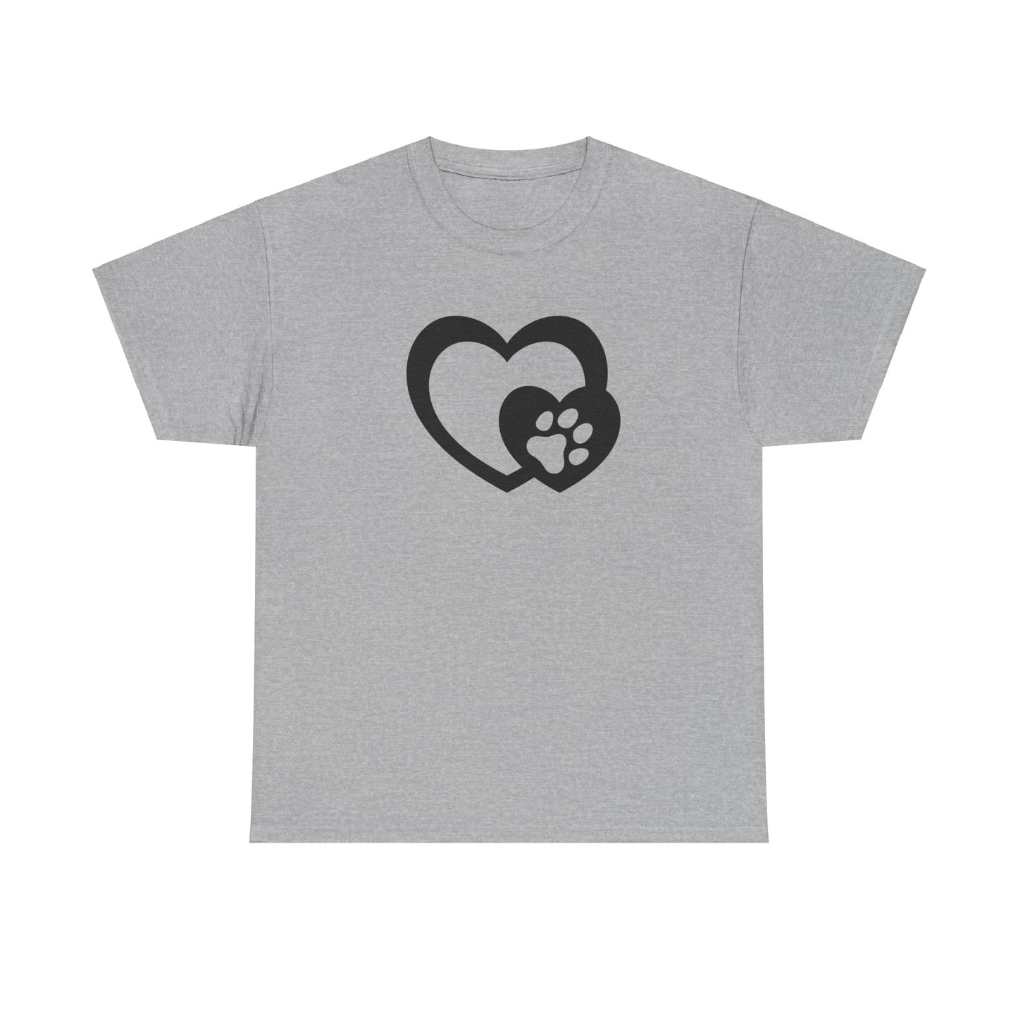 T-Shirt Unisex - Hundepfote mit Herz 5