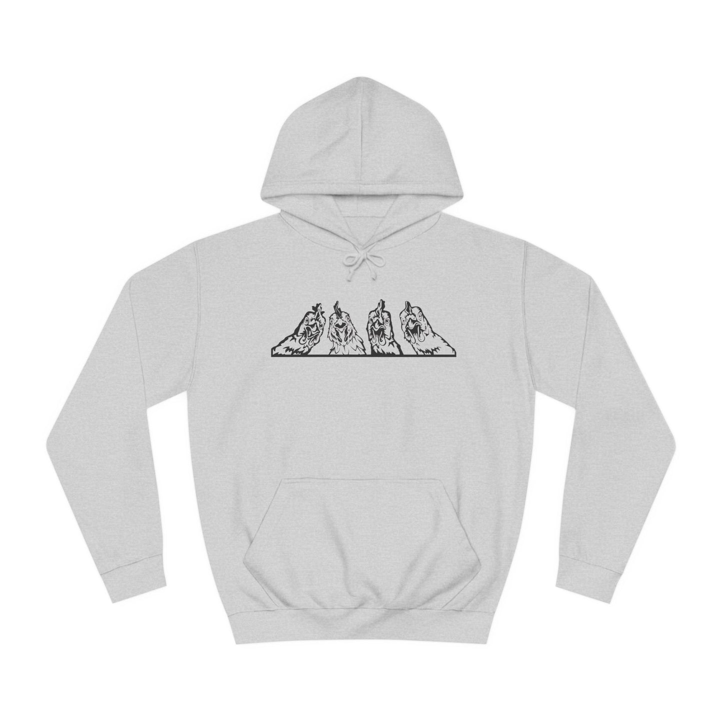 Hoodie Unisex - Huhn Neugierig 2