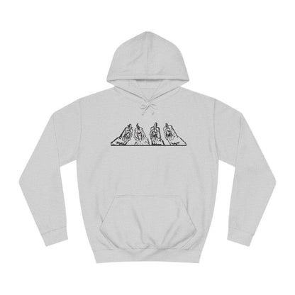 Hoodie Unisex - Huhn Neugierig 2