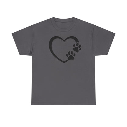 T-Shirt Unisex - Hundepfote mit Herz 7