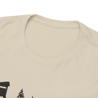 T-Shirt Unisex - Hochsitz im Wald - Damwild