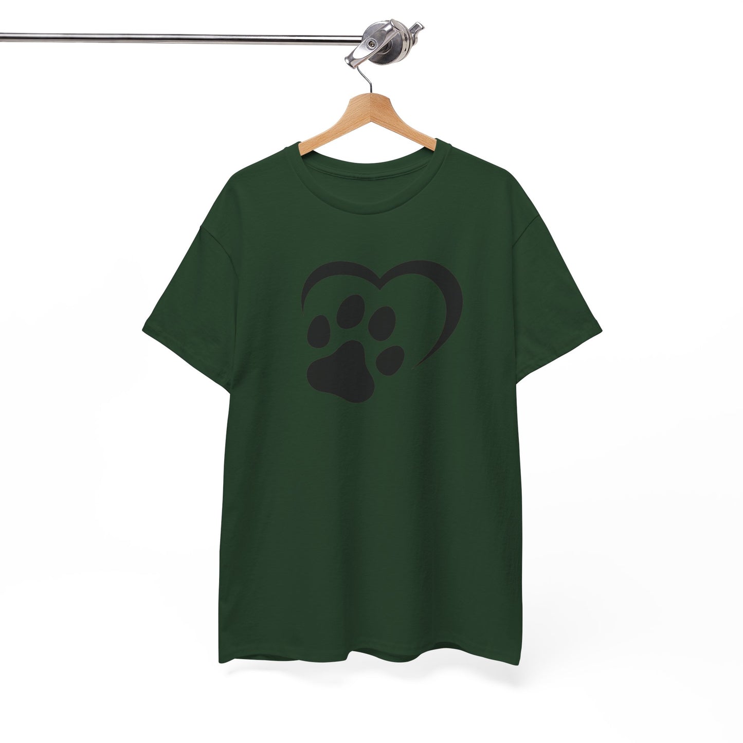 T-Shirt Unisex - Hundepfote mit Herz 2