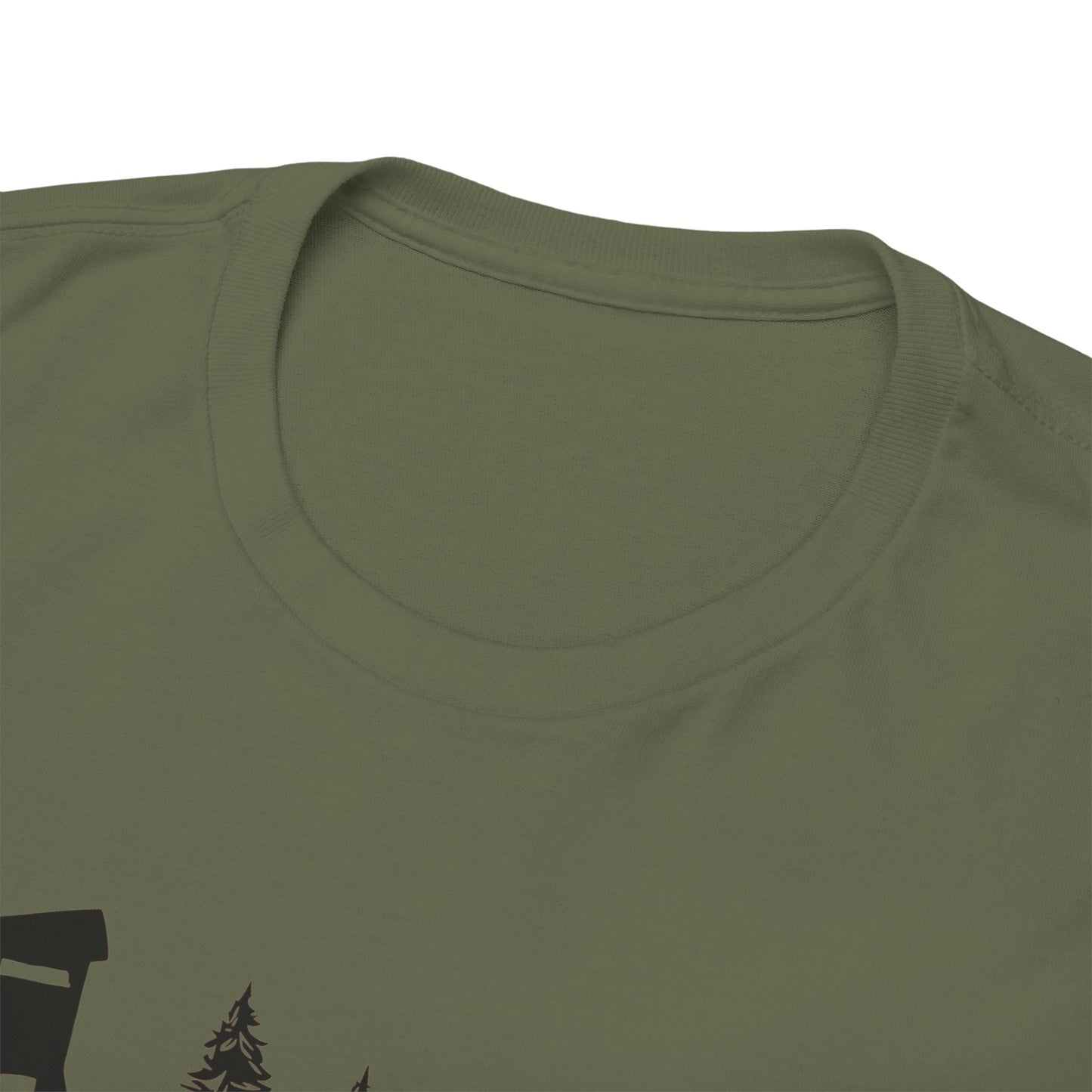 T-Shirt Unisex - Hochsitz im Wald - Damwild