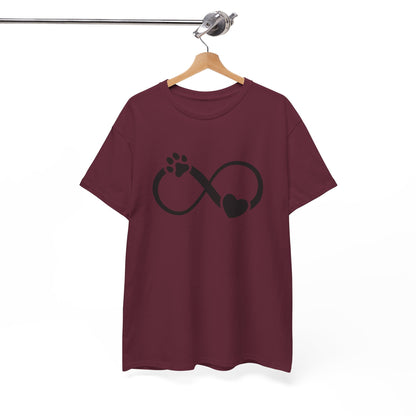 T-Shirt Unisex - Hundepfote mit Herz 3