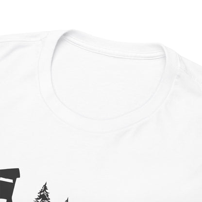 T-Shirt Unisex - Hochsitz im Wald - Damwild