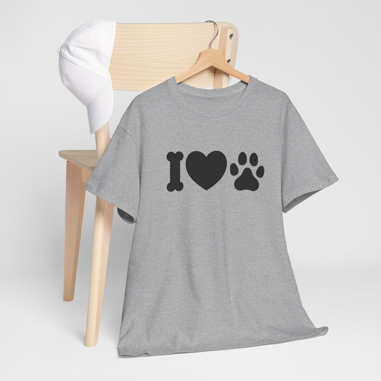T-Shirt Unisex - Hundepfote mit Herz 4