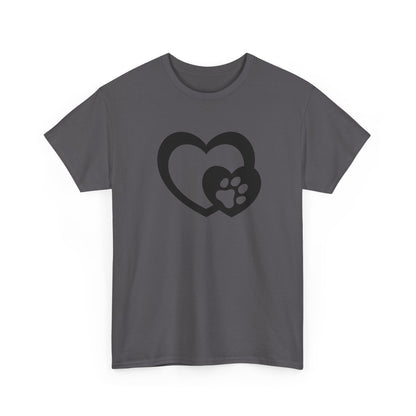 T-Shirt Unisex - Hundepfote mit Herz 5