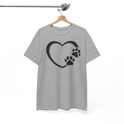 T-Shirt Unisex - Hundepfote mit Herz 7