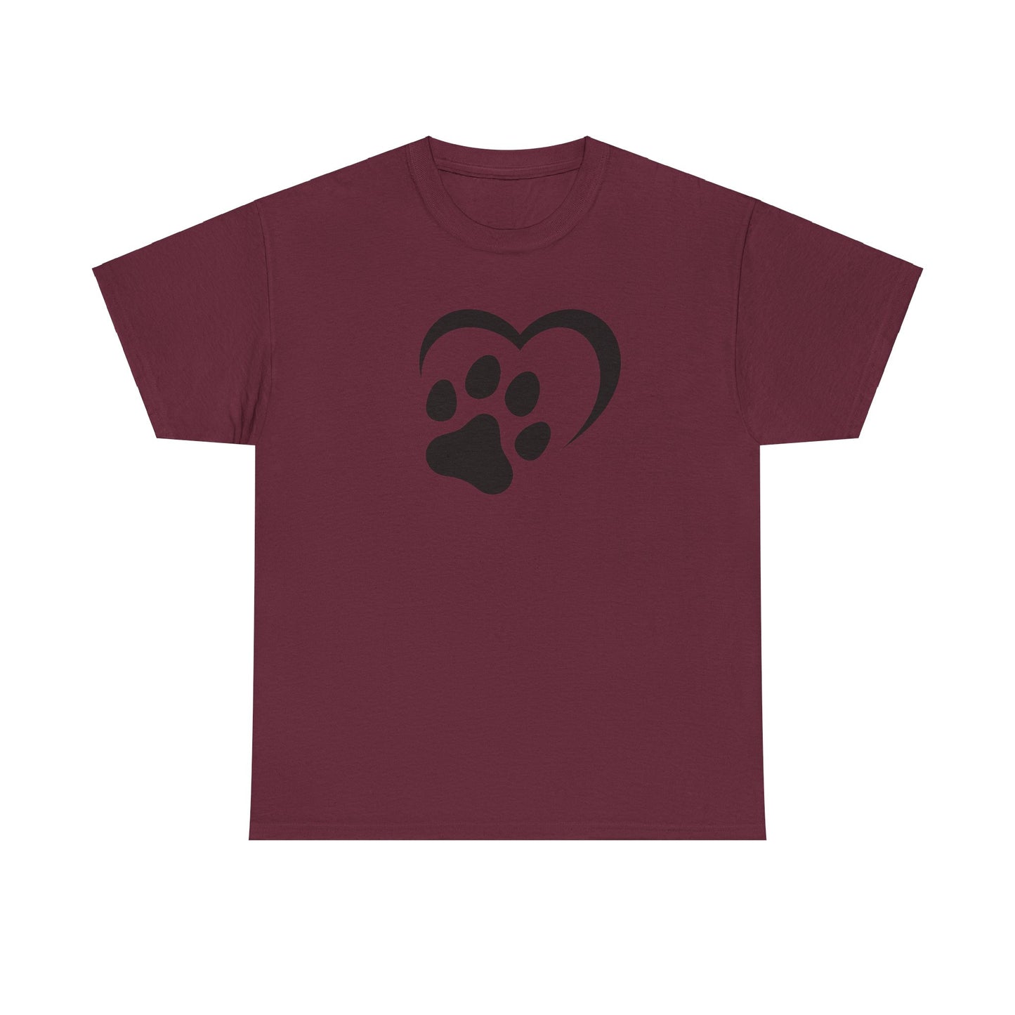T-Shirt Unisex - Hundepfote mit Herz 2
