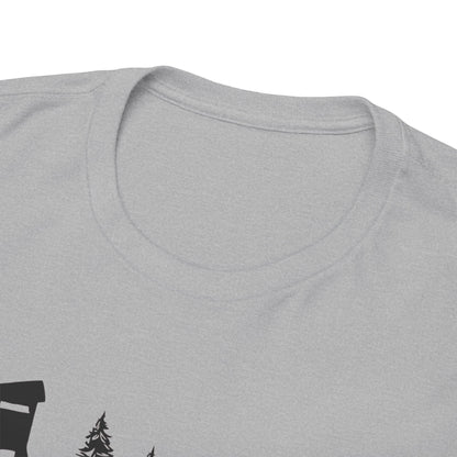 T-Shirt Unisex - Hochsitz im Wald - Damwild