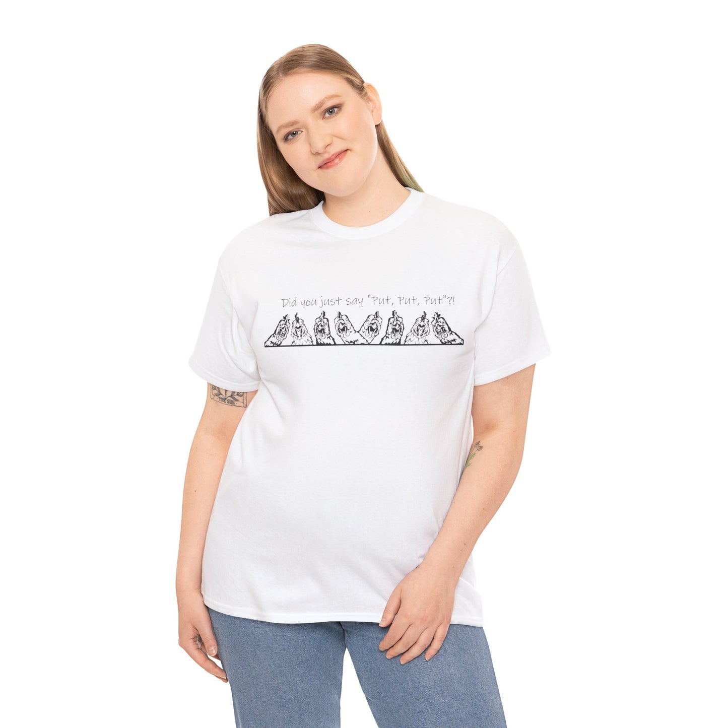 T-Shirt Unisex - Huhn Neugierig 1