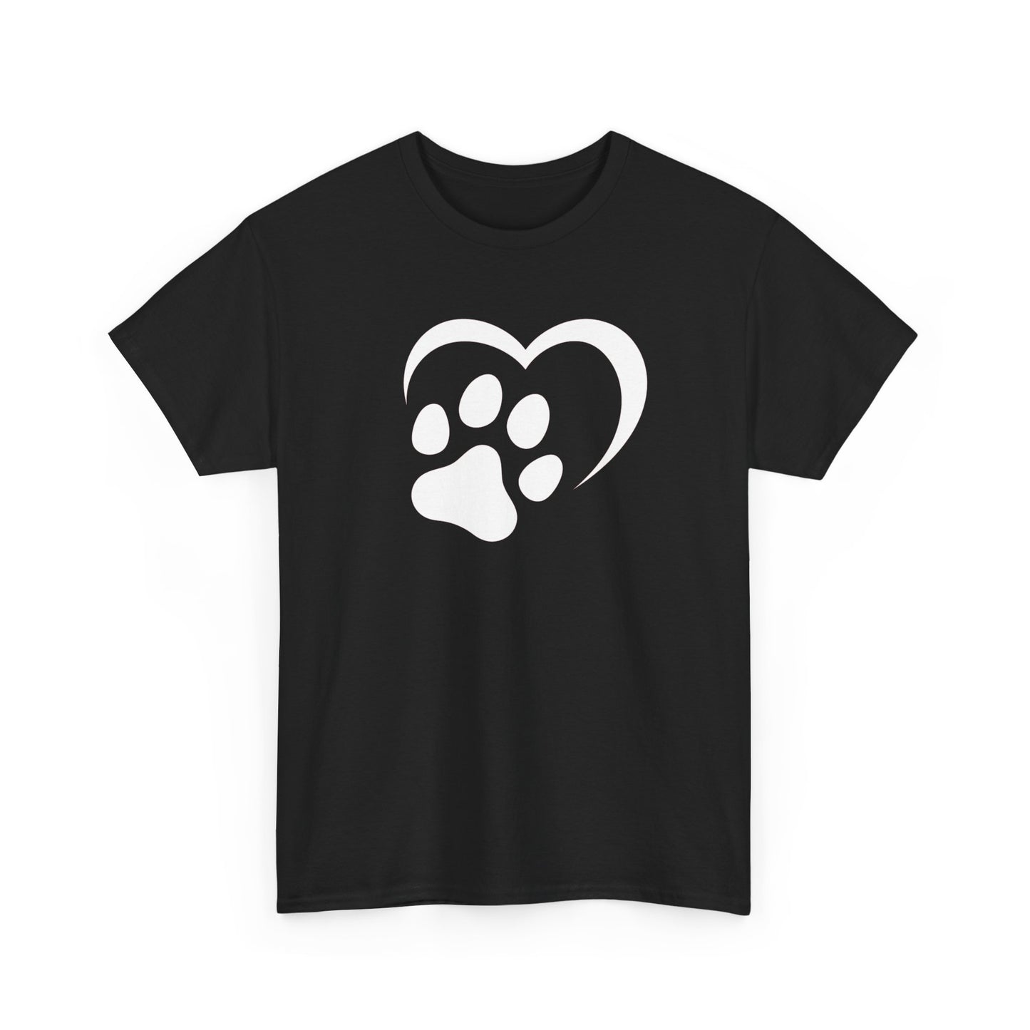 T-Shirt Unisex - Hundepfote mit Herz 2