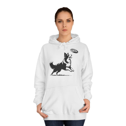 Hoodie Unisex - Border Collie Frisbee
