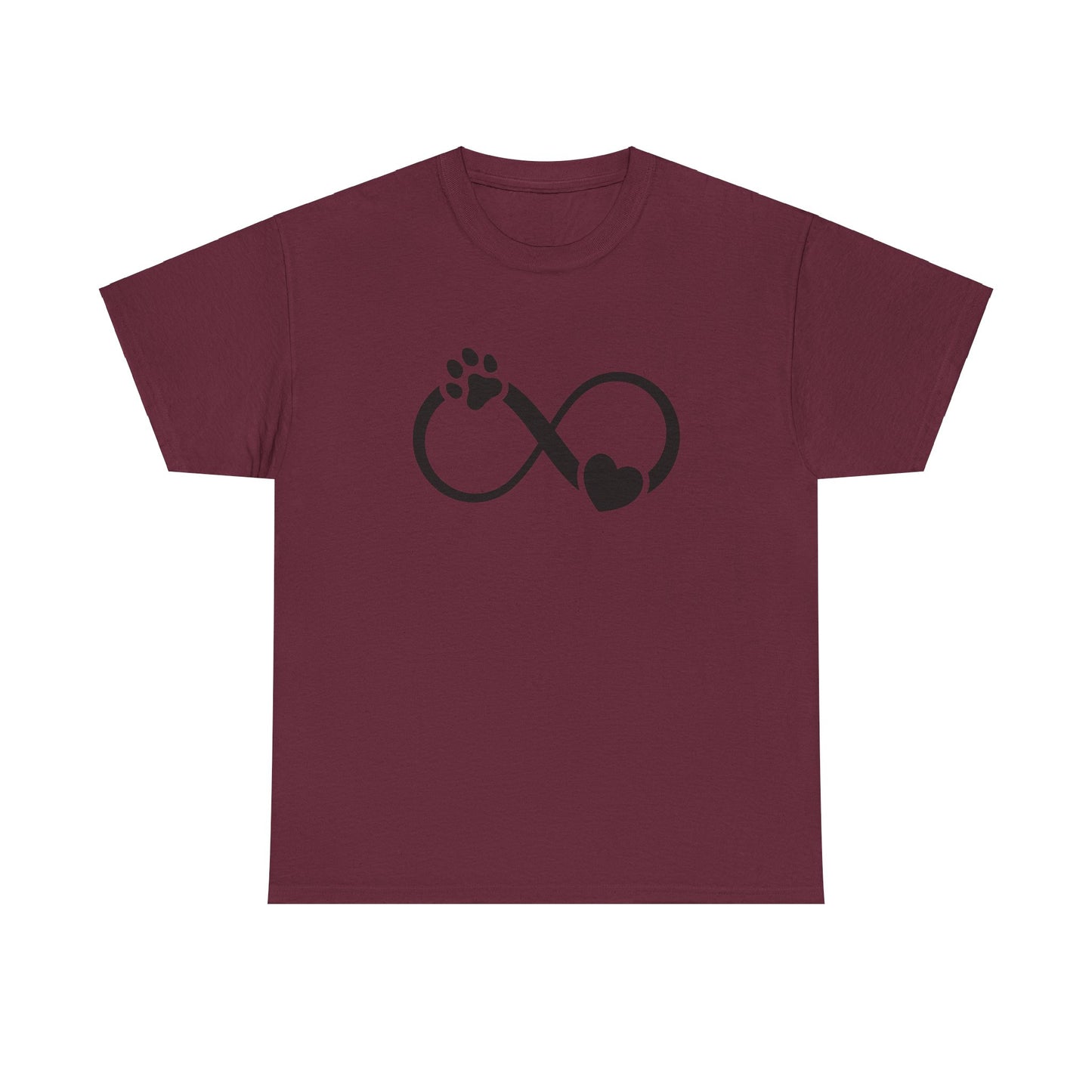T-Shirt Unisex - Hundepfote mit Herz 3