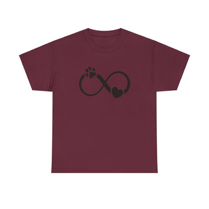 T-Shirt Unisex - Hundepfote mit Herz 3