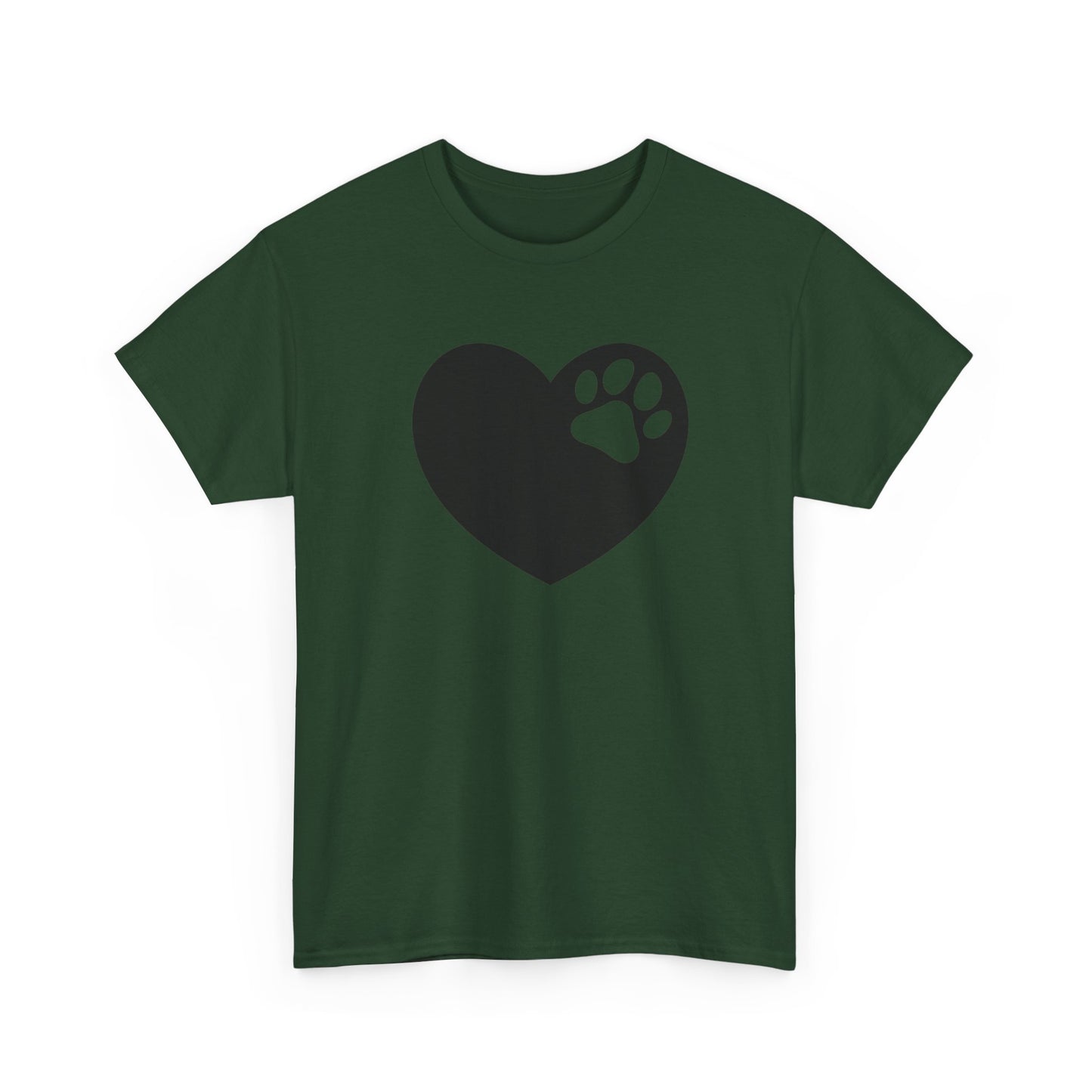 T-Shirt Unisex - Hundepfote mit Herz 6