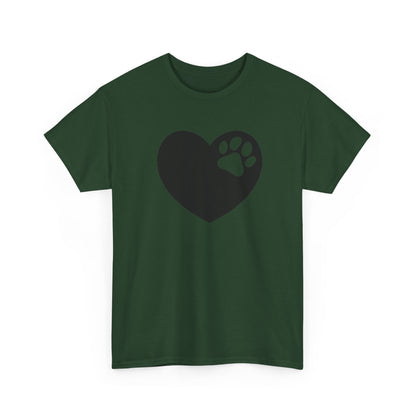 T-Shirt Unisex - Hundepfote mit Herz 6
