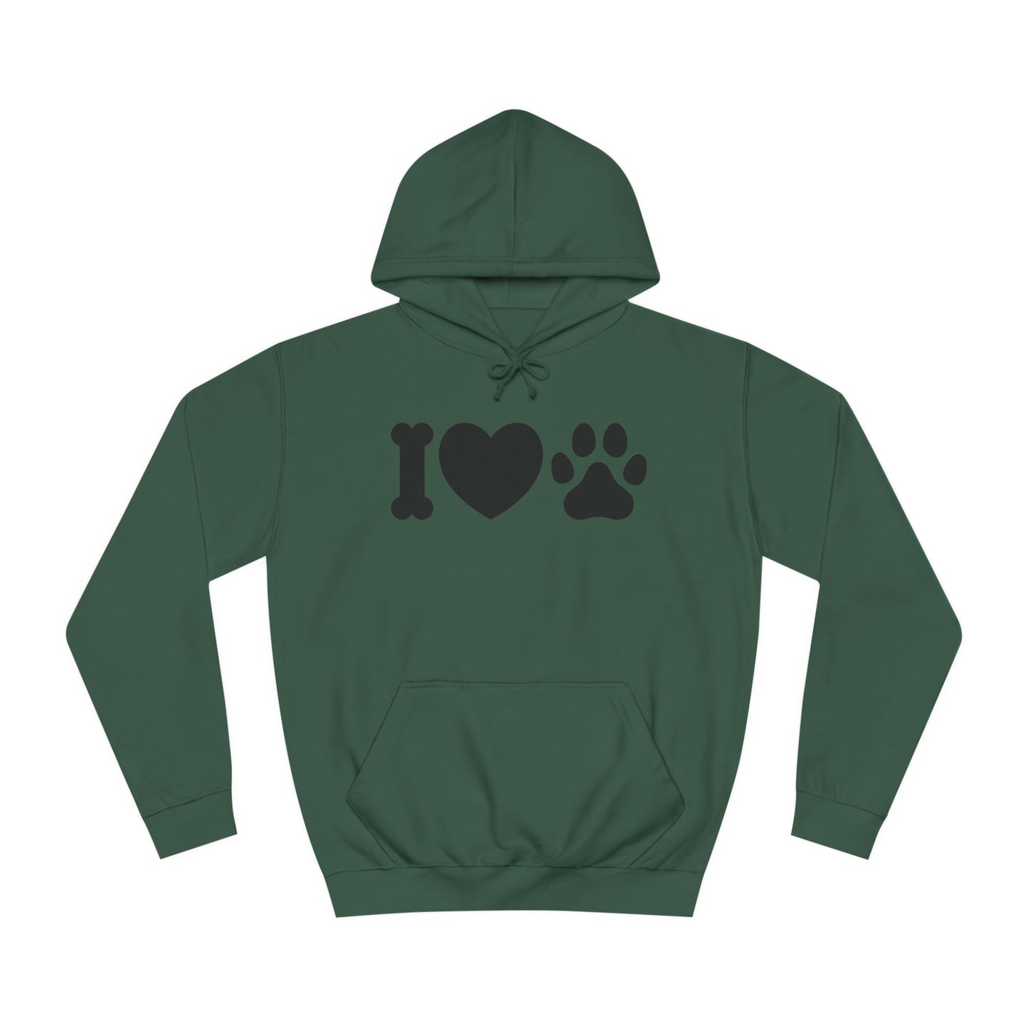 Hoodie Unisex - Hundepfote mit Herz 4