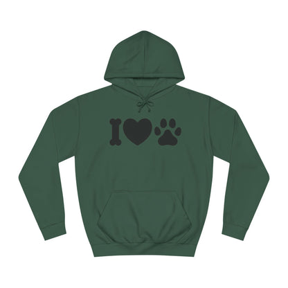 Hoodie Unisex - Hundepfote mit Herz 4