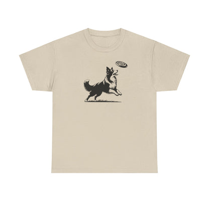 T-Shirt Unisex - Border Collie Frisbee