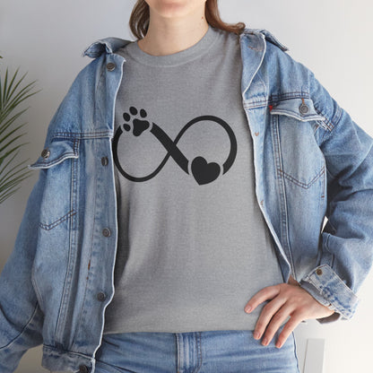 T-Shirt Unisex - Hundepfote mit Herz 3