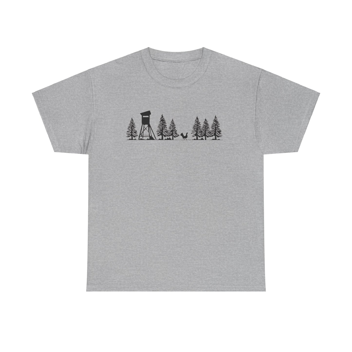 T-Shirt Unisex - Hochsitz im Wald - Auerhahn