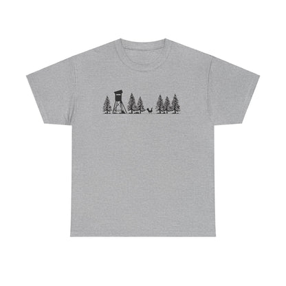 T-Shirt Unisex - Hochsitz im Wald - Auerhahn