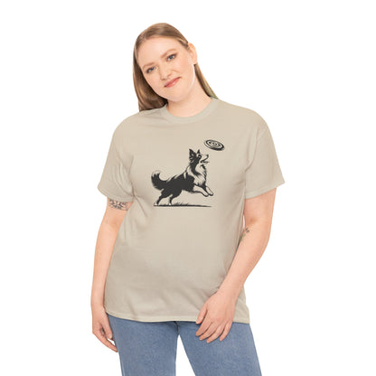 T-Shirt Unisex - Border Collie Frisbee