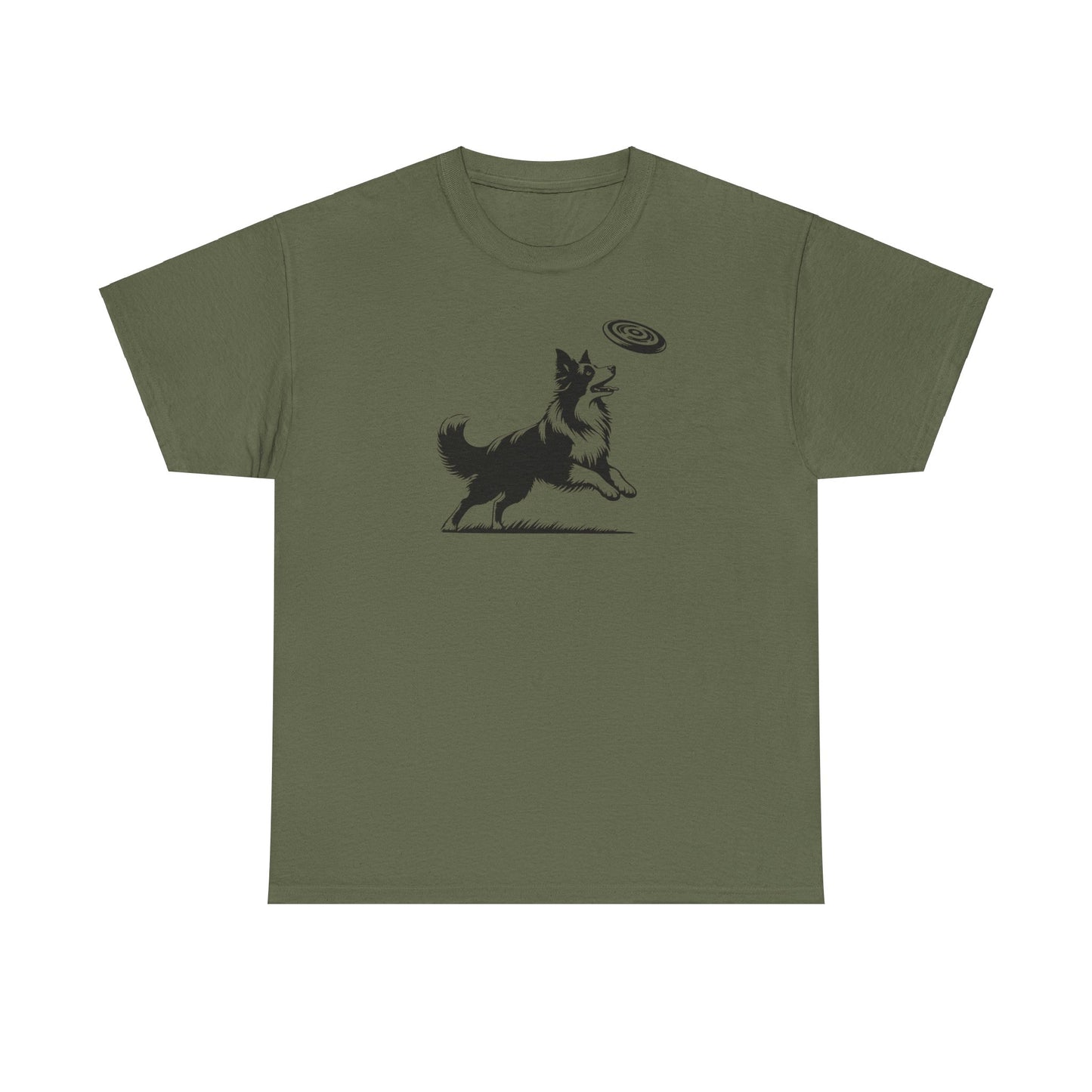 T-Shirt Unisex - Border Collie Frisbee