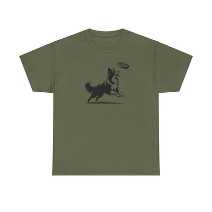 T-Shirt Unisex - Border Collie Frisbee